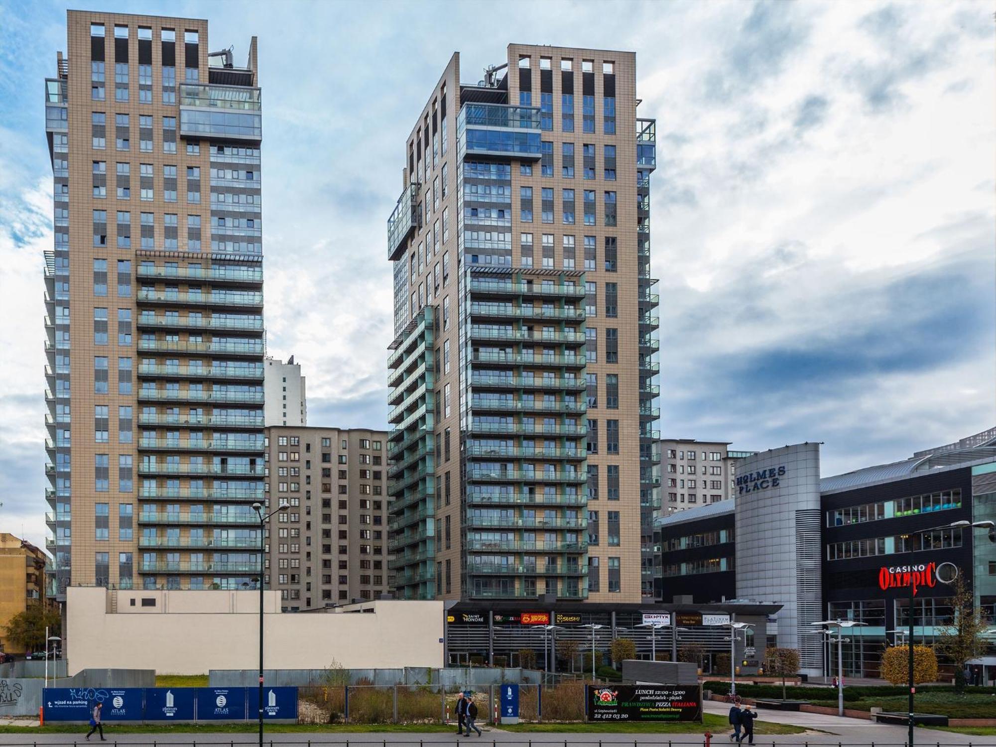 Golden Apartments Warsaw - Big And Bright Apartment In Platinum Towers- Browary- Grzyb61A エクステリア 写真